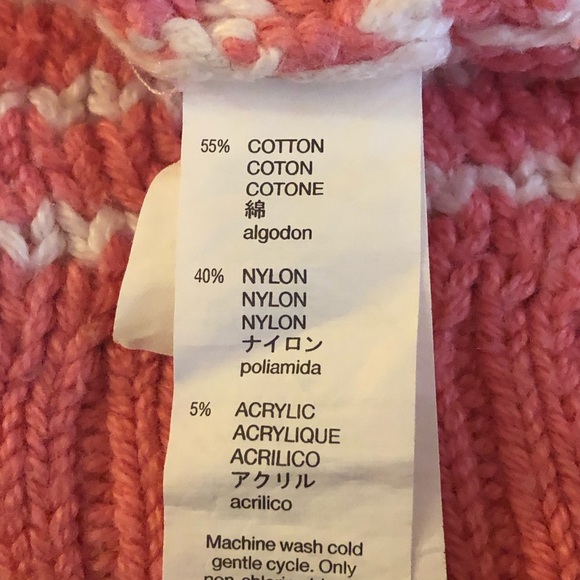 Gap Pink Striped Chunky Sweater - Picture 8 of 8